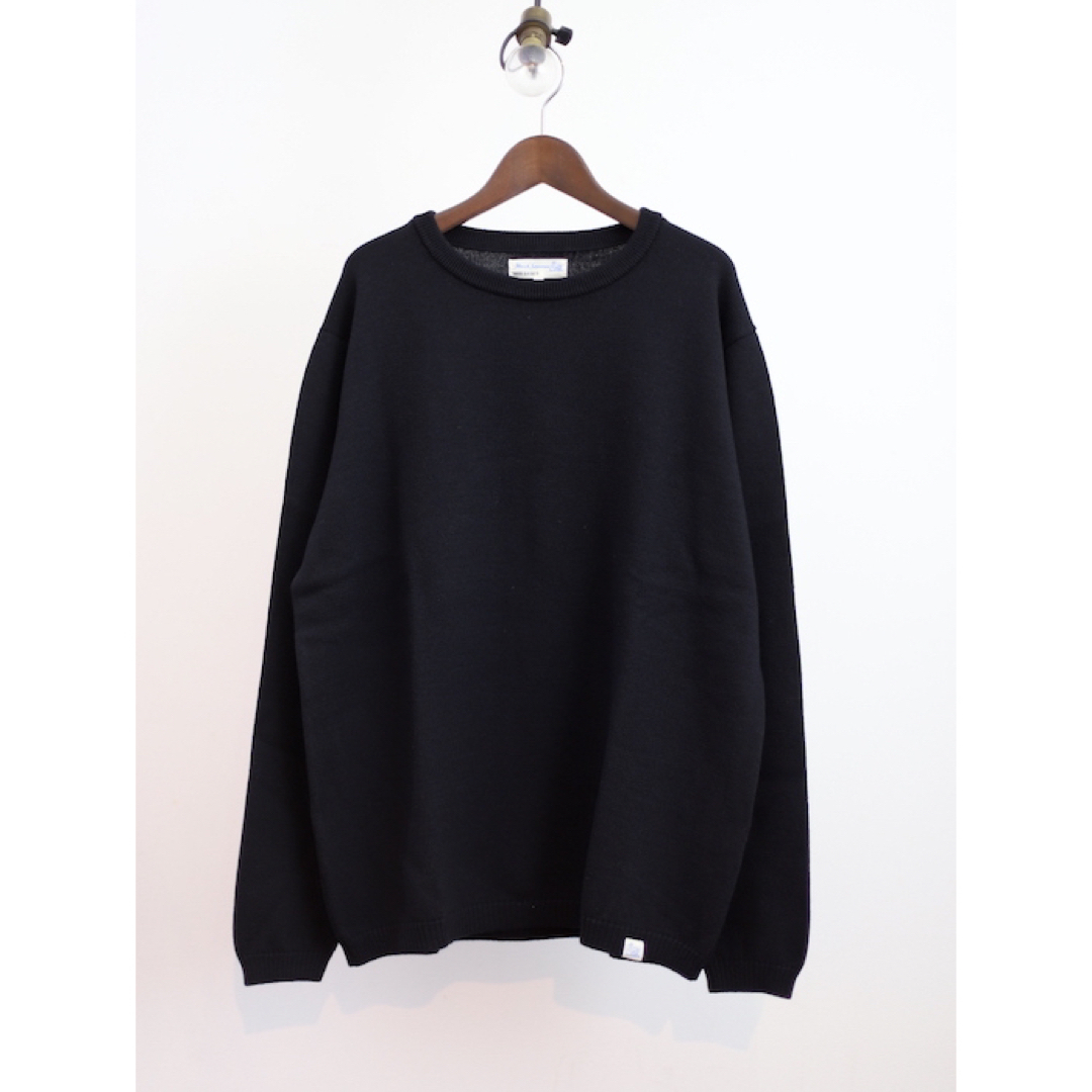 COMOLI - Merz b.Schwanen MERINO WOOL KNIT BKの通販 by カイカツ's