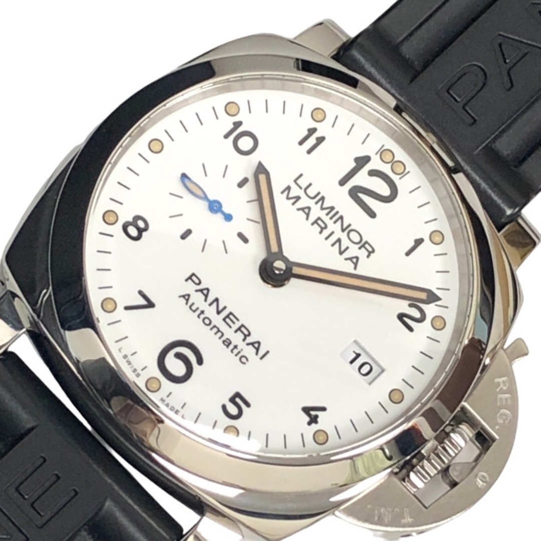 パネライ PANERAI ルミノールマリーナ 1950 3デイズアッチャイオ PAM01499 ホワイト SS メンズ 腕時計 | フリマアプリ  ラクマ