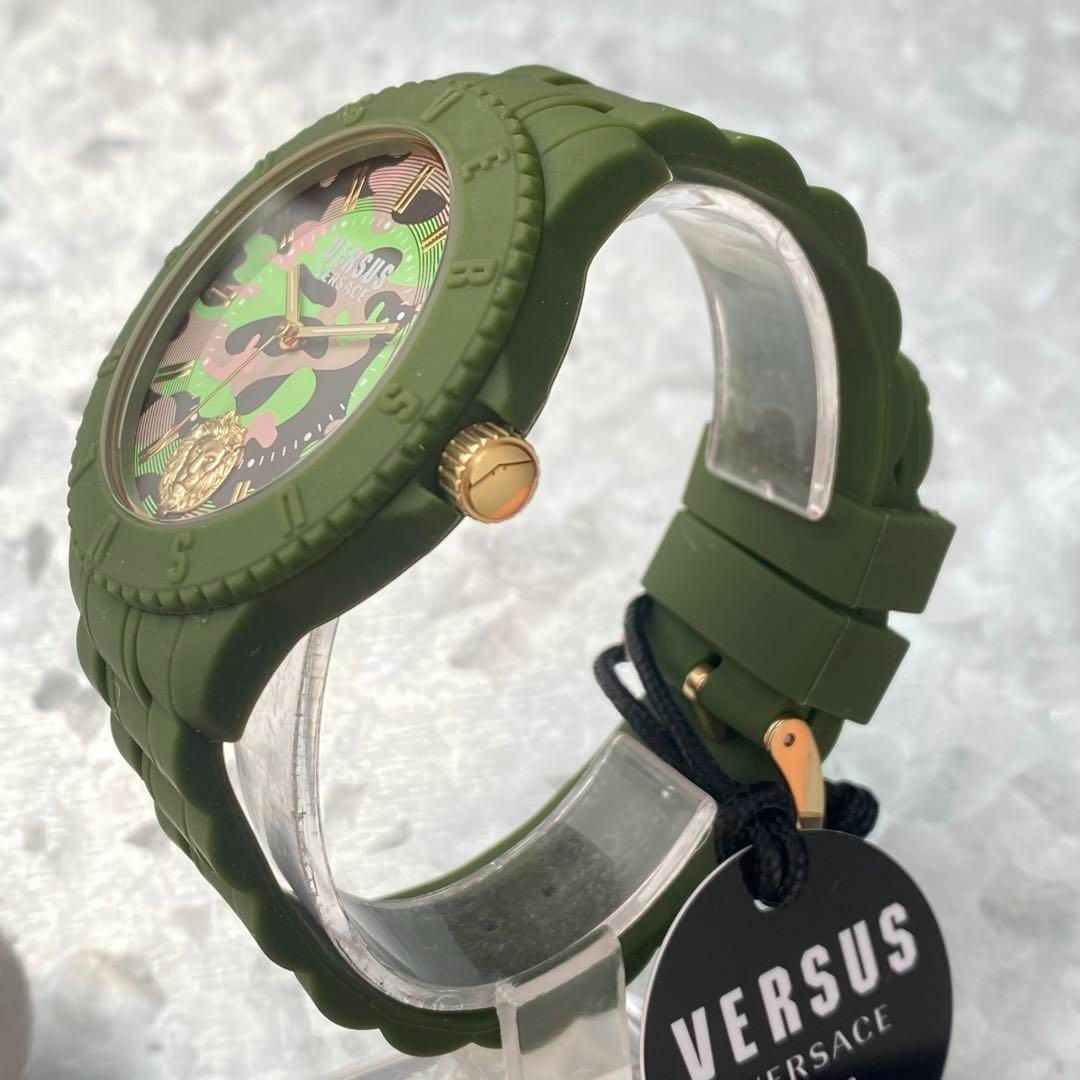 美品！VERSUS VERSACE 迷彩柄 時計 ヴェルサーチ カモフラージュ