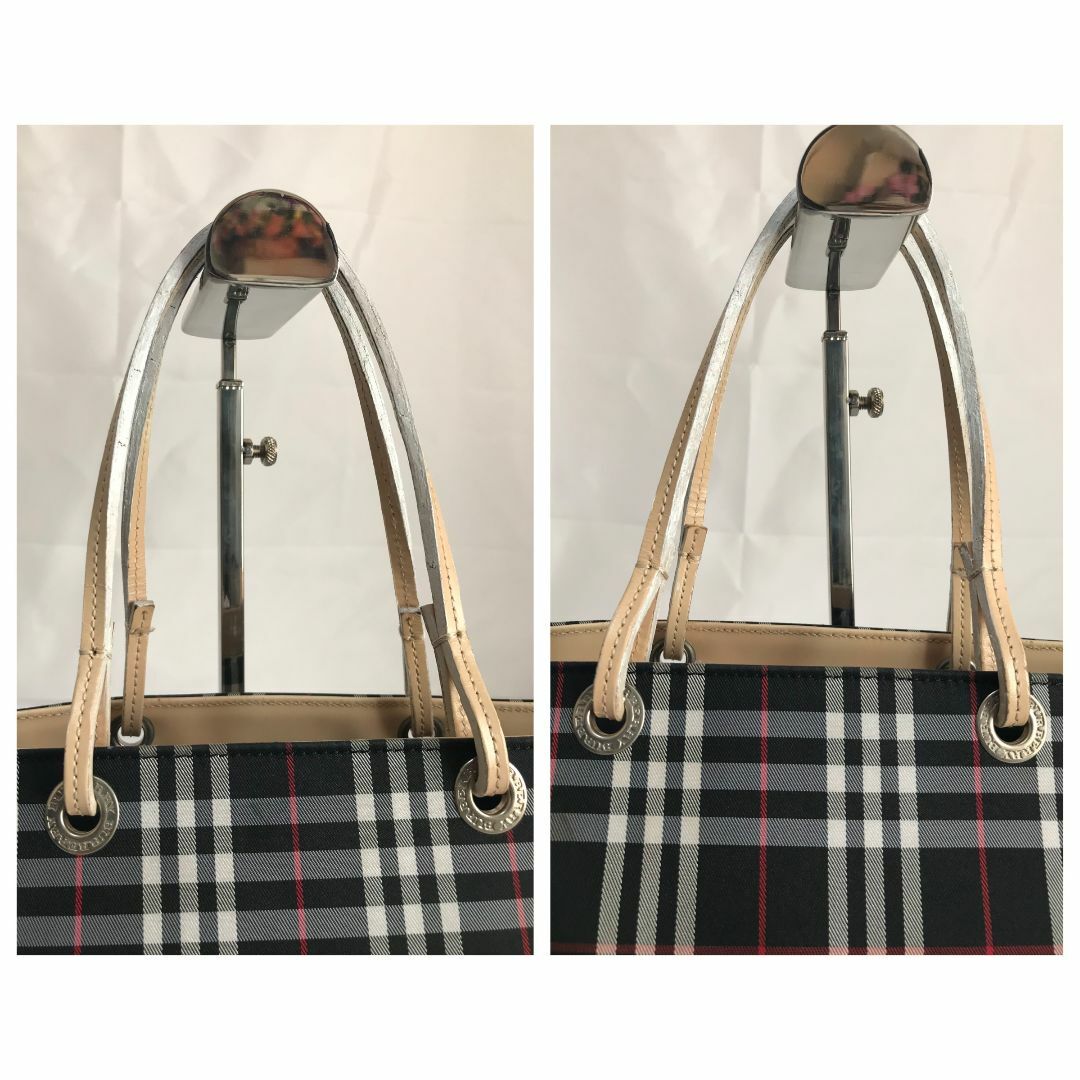 BURBERRY - Burberryバーバリートートバッグチェック柄A4収納可の通販