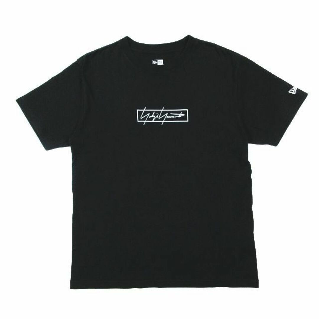 20SS ヨウジヤマモトプールオム ×ニューエラ ボックスロゴ Tシャツ L 黒