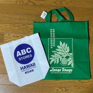 Hawaii ハワイ 限定 ABCストア・LongsDrugs トートバッグ (ショップ袋)