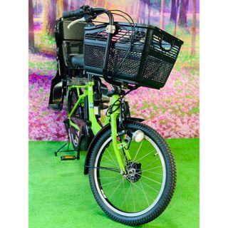 ヤマハ - ☆5665子供乗せ電動アシスト自転車ヤマハ3人乗り対応20インチ ...