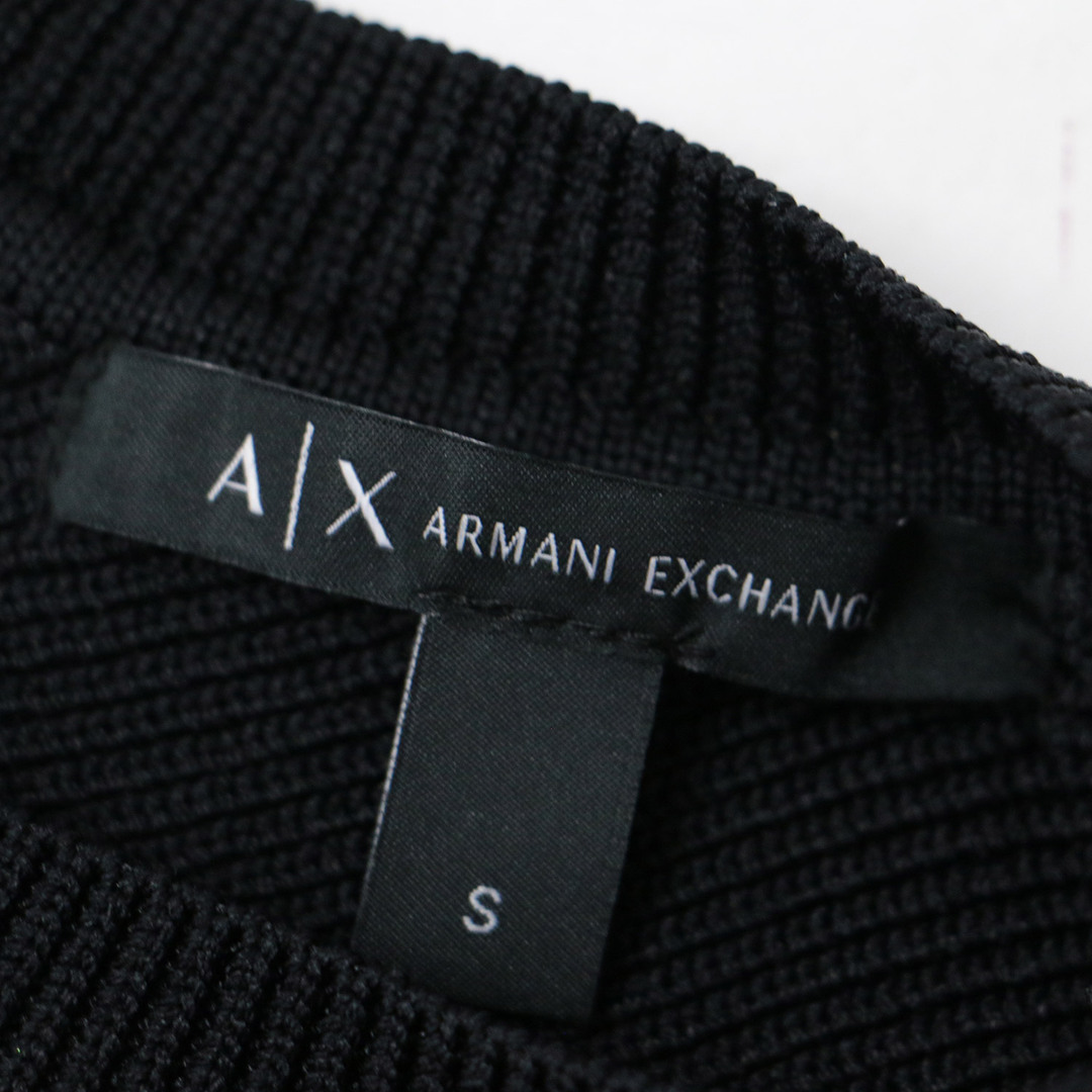 ✨ARMANI EXCHANGE 長袖 コットンニットトップス 黒 S