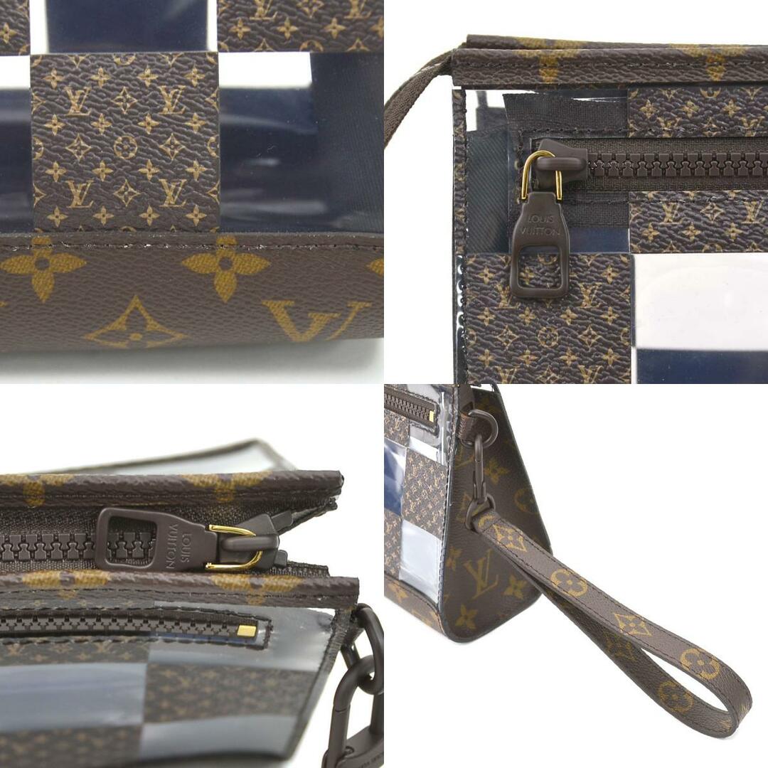 ルイ ヴィトン LOUIS VUITTON クラッチバッグ モノグラム チェス スタンド ポーチ PVC/モノグラムキャンバス ブラウン メンズ  M81588 送料無料【中古】 99692g