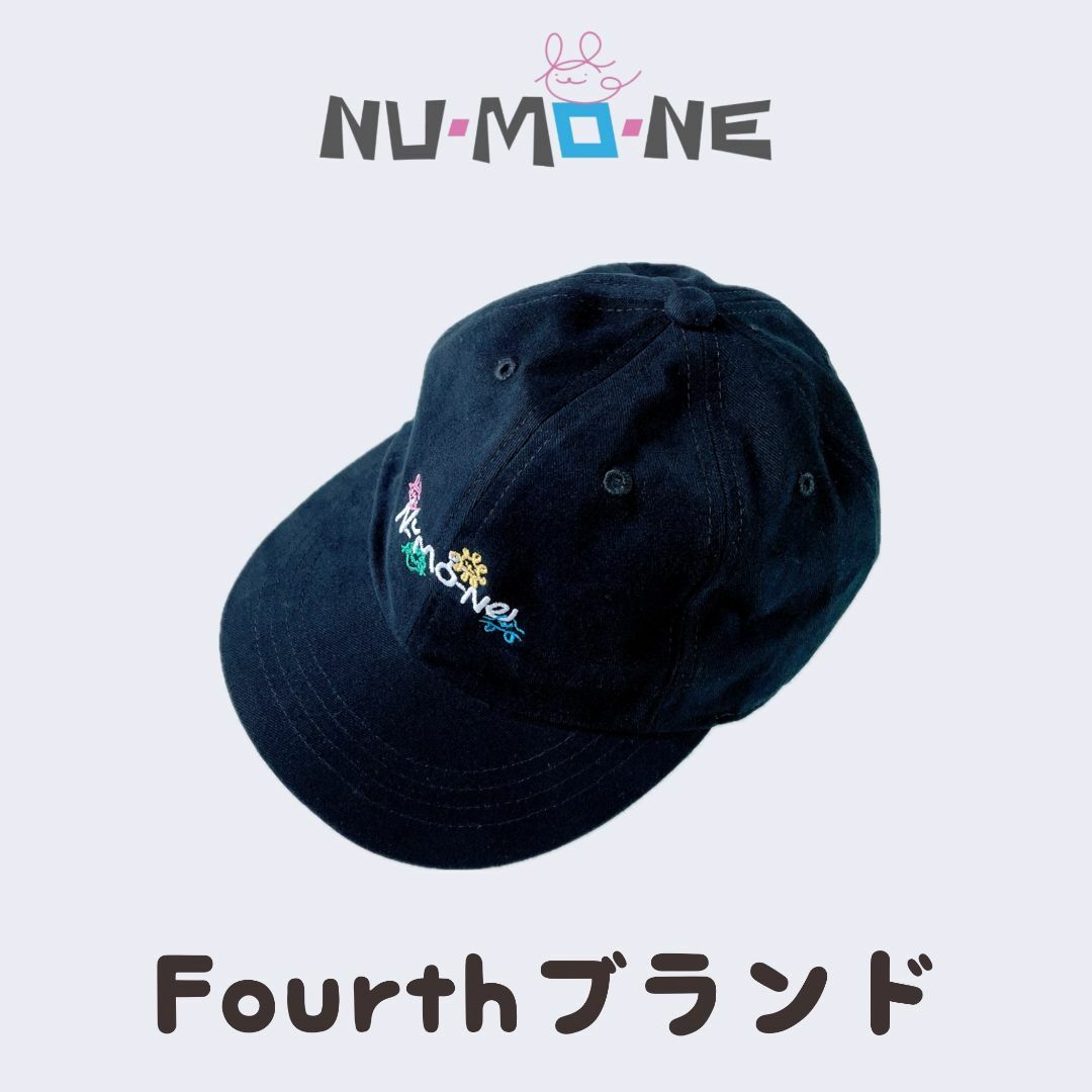 NUMONE☆キャップ（黒色）☆Fourth☆NUMONIAN CAP