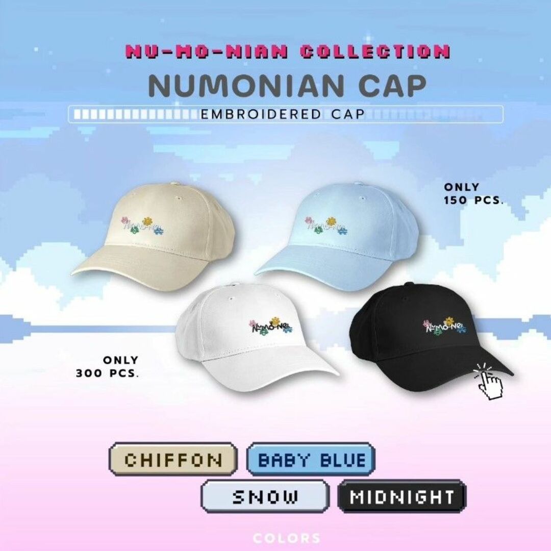 NUMONE☆キャップ（黒色）☆Fourth☆NUMONIAN CAP