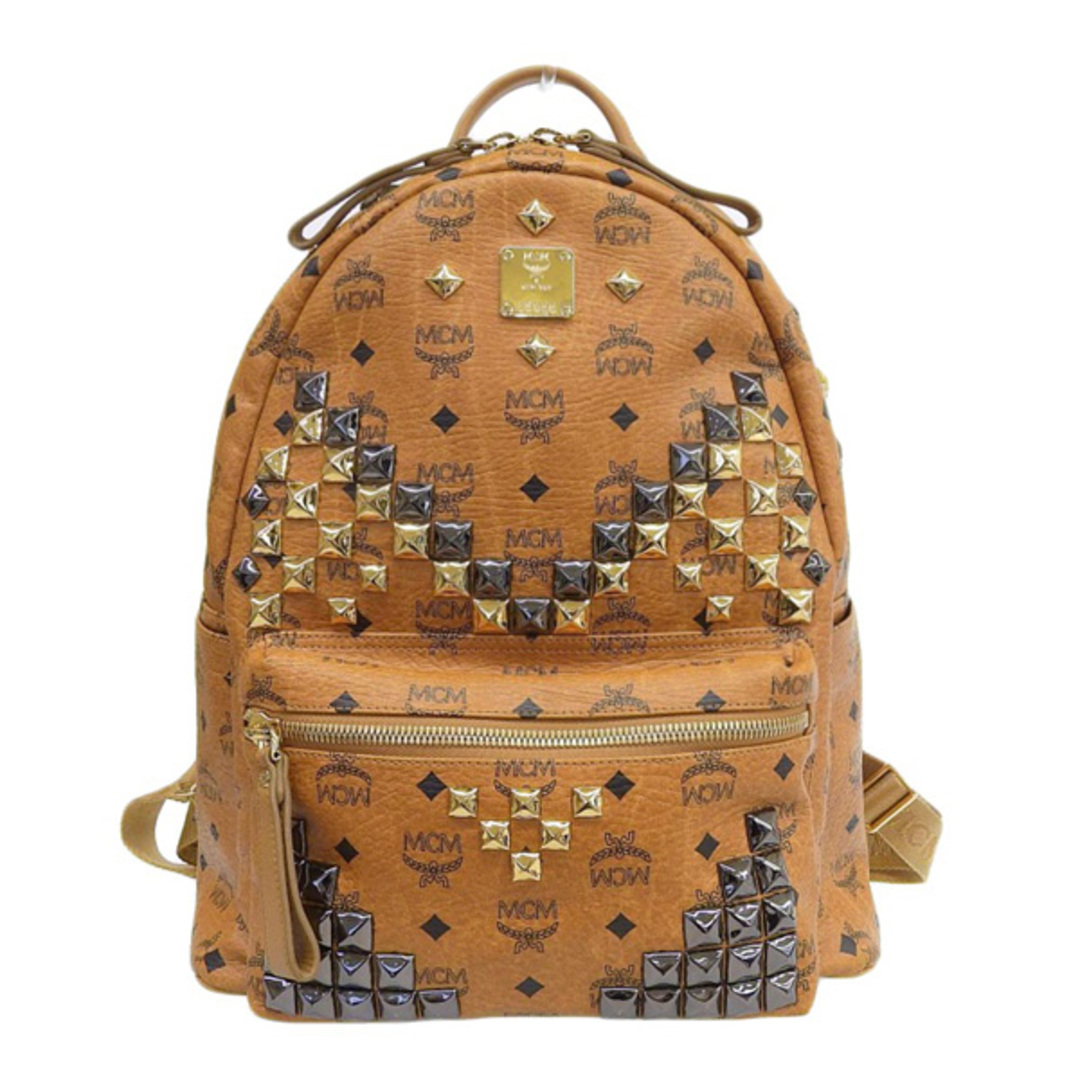 MCM - 【中古】MCM エムシーエム スターク ヴィセトス レザー スタッズ