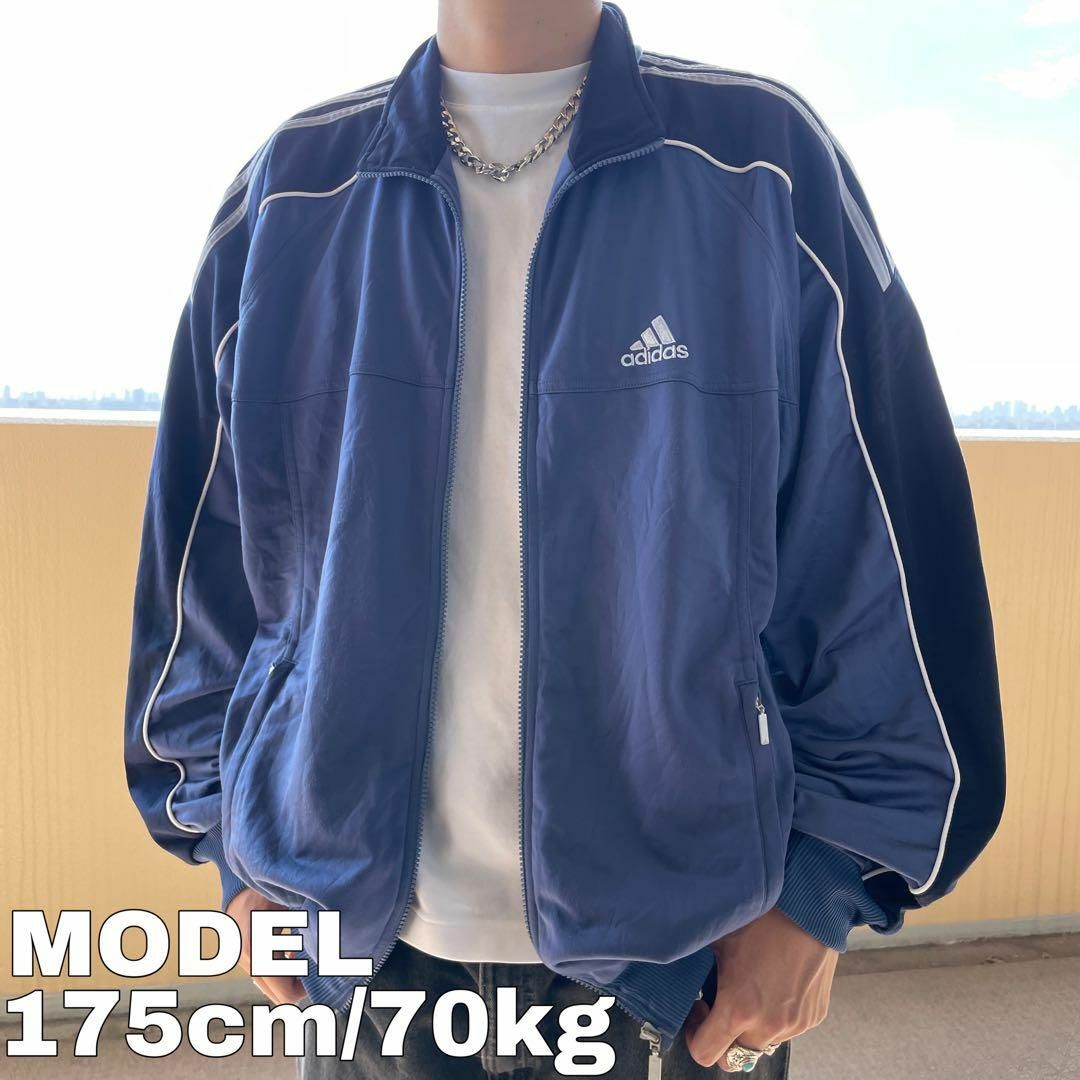 レア adidas originals コロラド　ジャケット　ロゴ　L 黒　白