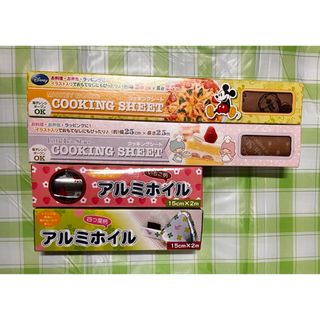 リトルツインスターズ(リトルツインスターズ)のキャラクタークッキングシート＆アルミホイル(収納/キッチン雑貨)