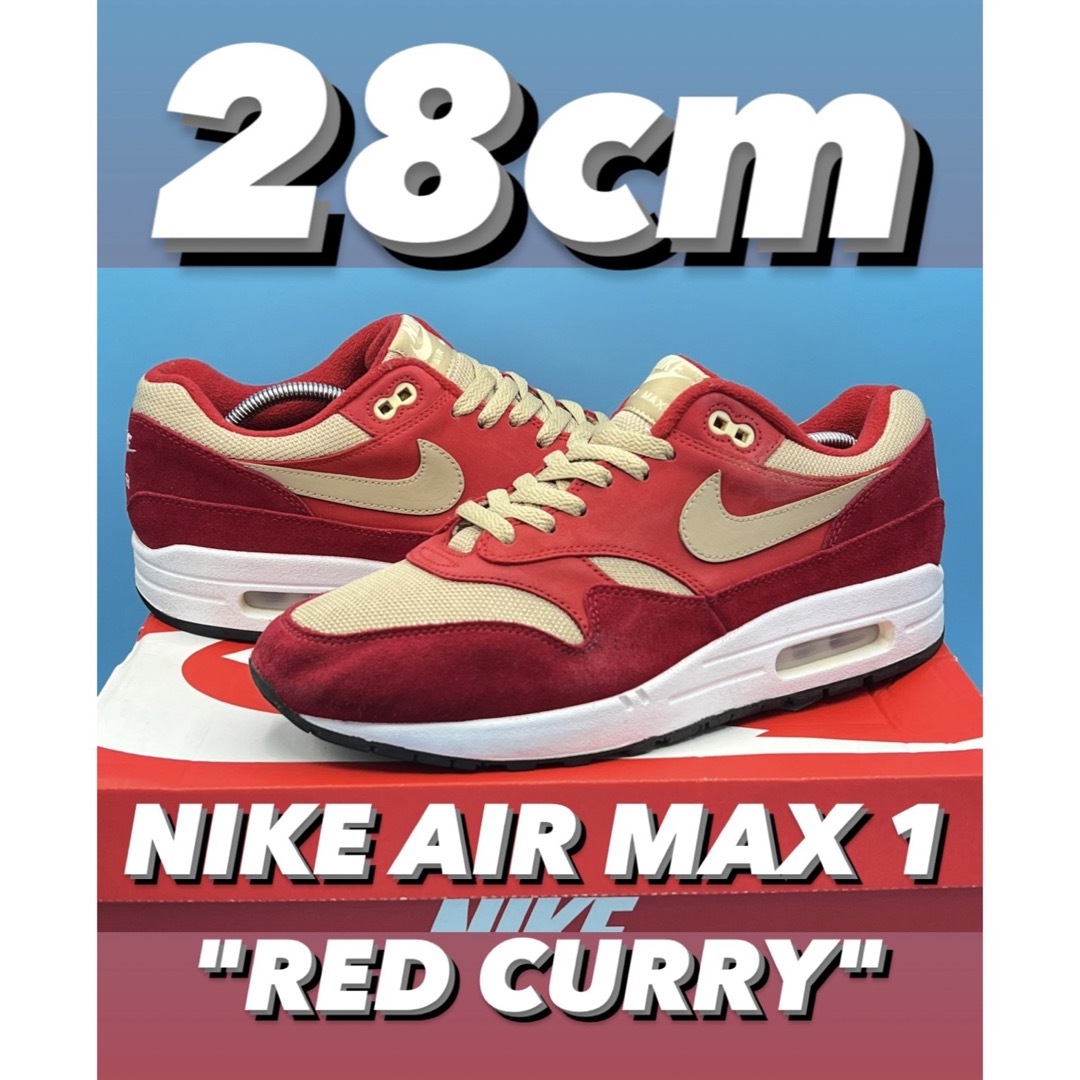 NIKE(ナイキ)のNIKE AIR MAX 1 PREMIUM RETRO "RED CURRY" メンズの靴/シューズ(スニーカー)の商品写真