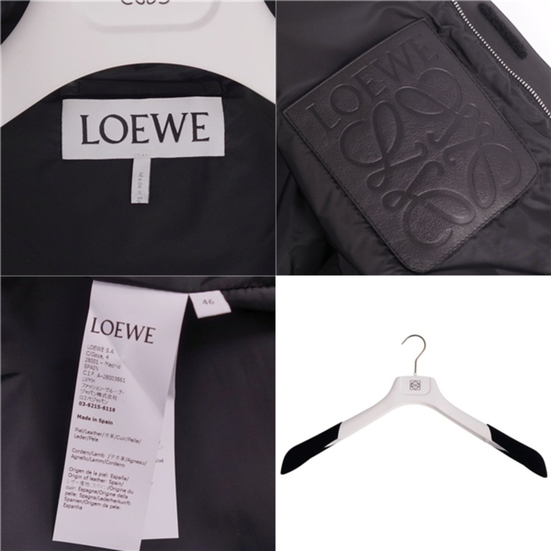 LOEWE - 美品 ロエベ LOEWE コート レザーコート フーディー LOEWE - 美品 ロエベ LOEWE コート レザーコート フーディー