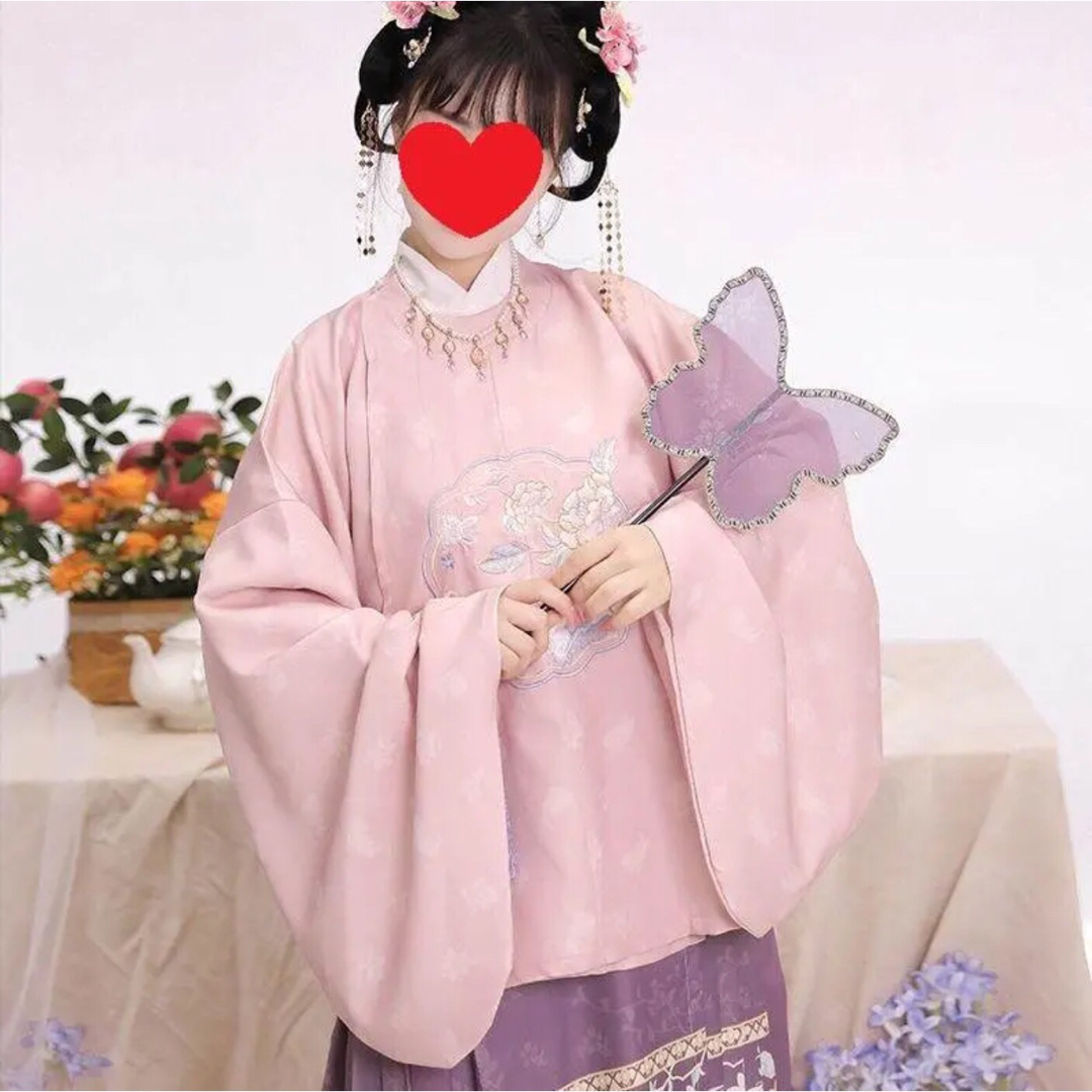 漢服セット　レディース服　Mサイズ　明制　馬面裙　刺繡 エンタメ/ホビーの同人誌(コスプレ)の商品写真