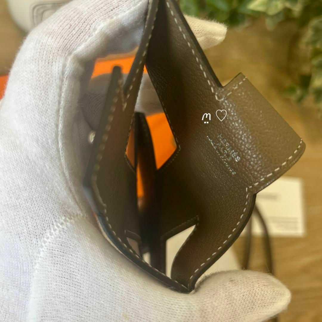 HERMES　エルメス　Hタグフォンケース　エトゥープ　スマホショルダーバック