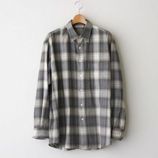 シュプリーム  22AW  Houndstooth Flannel Hooded Shirt フランネルサーマルフード長袖シャツ  メンズ L