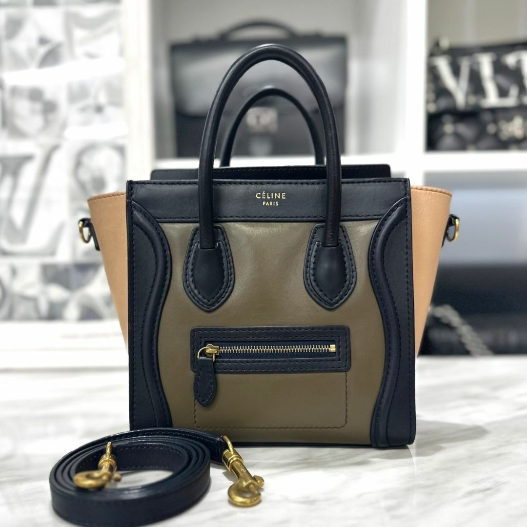 CELINE(セリーヌ) Luggageラゲージ　マイクロ　トリコロール