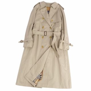 バーバリー(BURBERRY)の極美品 Vintage バーバリー Burberrys コート 英国製 ライナー付き トレンチコート コットン アウター レディース 10(L相当) ベージュ(トレンチコート)