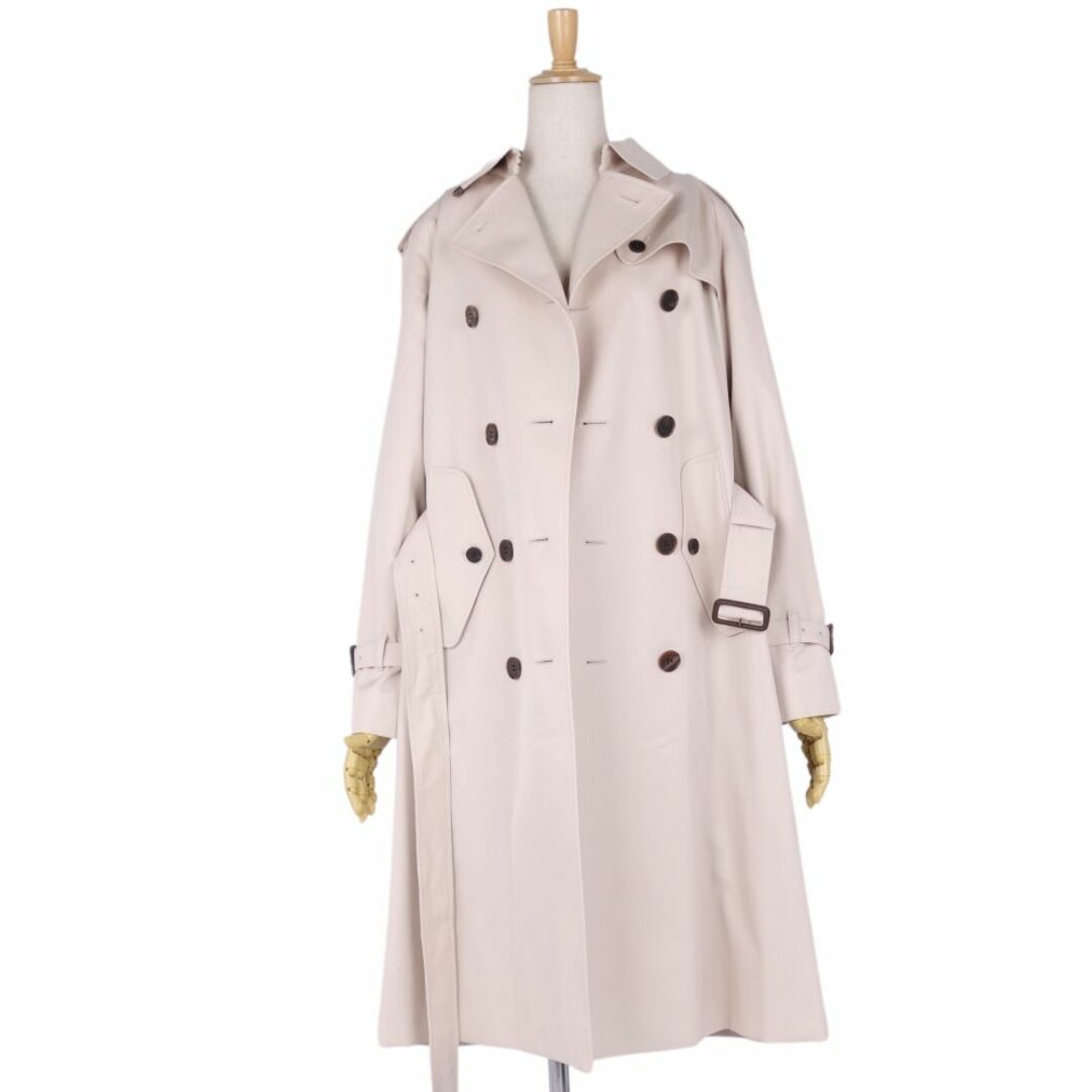 極美品 マッキントッシュ MACKINTOSH LONDON コート トレンチコート コットン100% 裏チェック アウター レディース 36(S相当) ベージュ 極美品 マッキントッシュ MACKINTOSH LONDON コート トレンチコート コットン100% 裏チェック アウター レディース 36(S相当) ベージュ