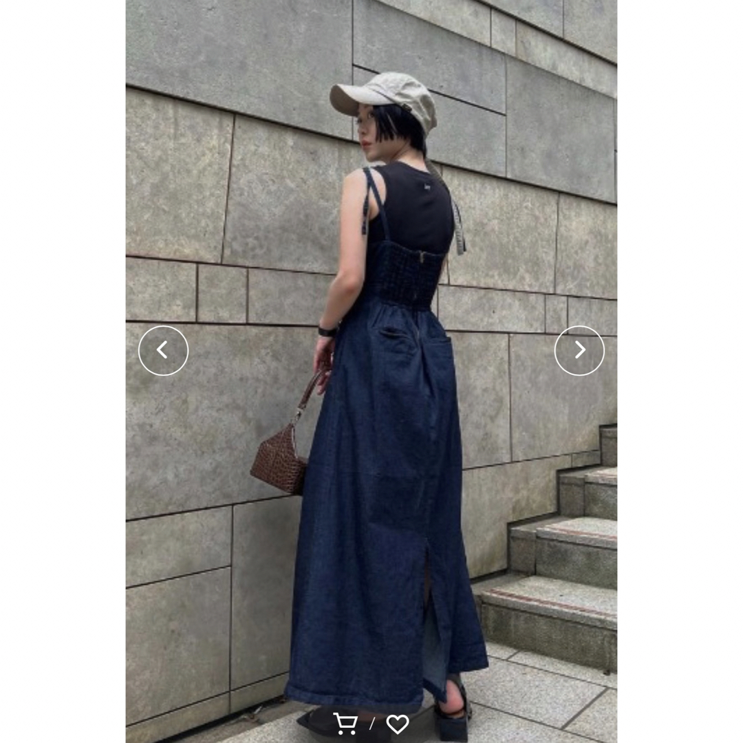 AMERI×Lee DENIM CAMISOLE DRESS