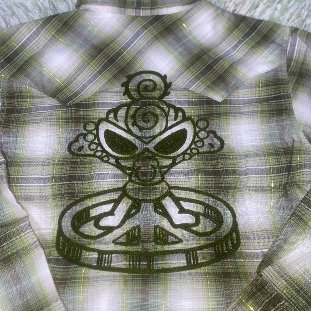 HYSTERIC MINI(ヒステリックミニ)のヒステリックミニ　チェックシャツ　130cm キッズ/ベビー/マタニティのキッズ服男の子用(90cm~)(ブラウス)の商品写真