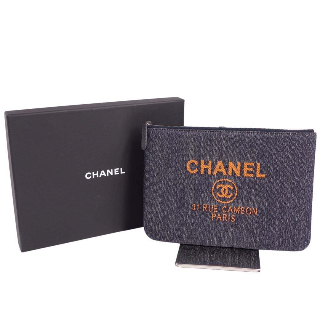 CHANEL - 極美品 シャネル CHANEL バッグ デニム クラッチバッグ