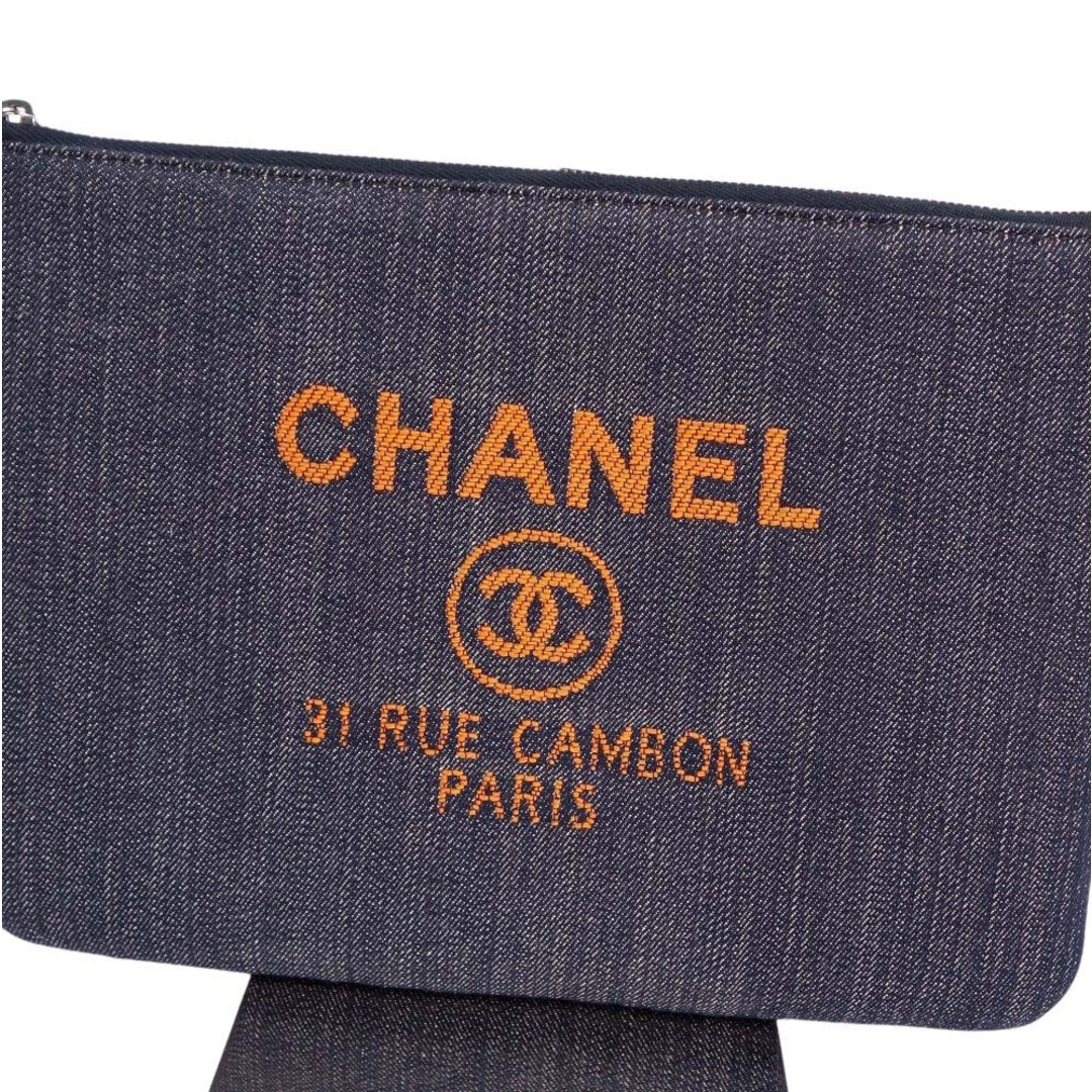 CHANEL - 極美品 シャネル CHANEL バッグ デニム クラッチバッグ