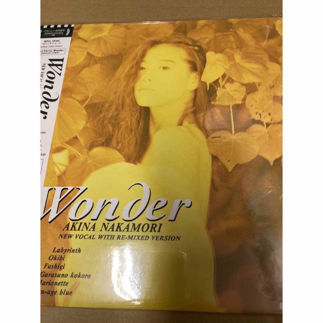 中森明菜/Wonder限定盤Yellow Color Vinyl レコード 新品の通販 by