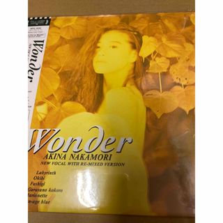 中森明菜/Wonder限定盤Yellow Color Vinyl レコード 新品(その他)