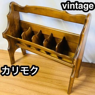 カリモク家具 - カリモク ビンテージ 玄関収納　スリッパラック カフェなどに　希少品