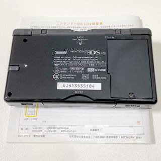 DSライト 本体 ジェット ブラック 純正充電器 lite ニンテンドー