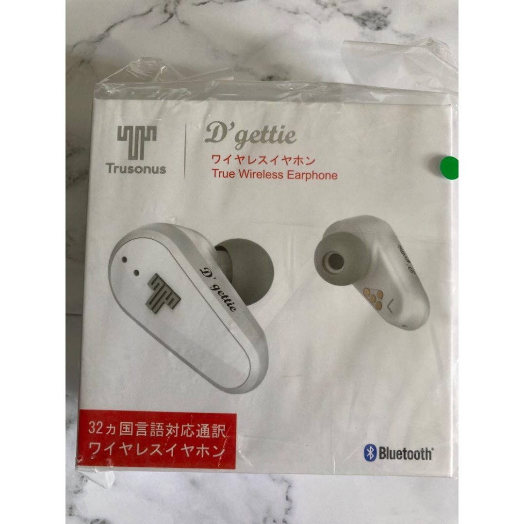 【新品未使用】D'gettie 完全ワイヤレスイヤホン翻訳機 スマホ/家電/カメラのスマホアクセサリー(その他)の商品写真