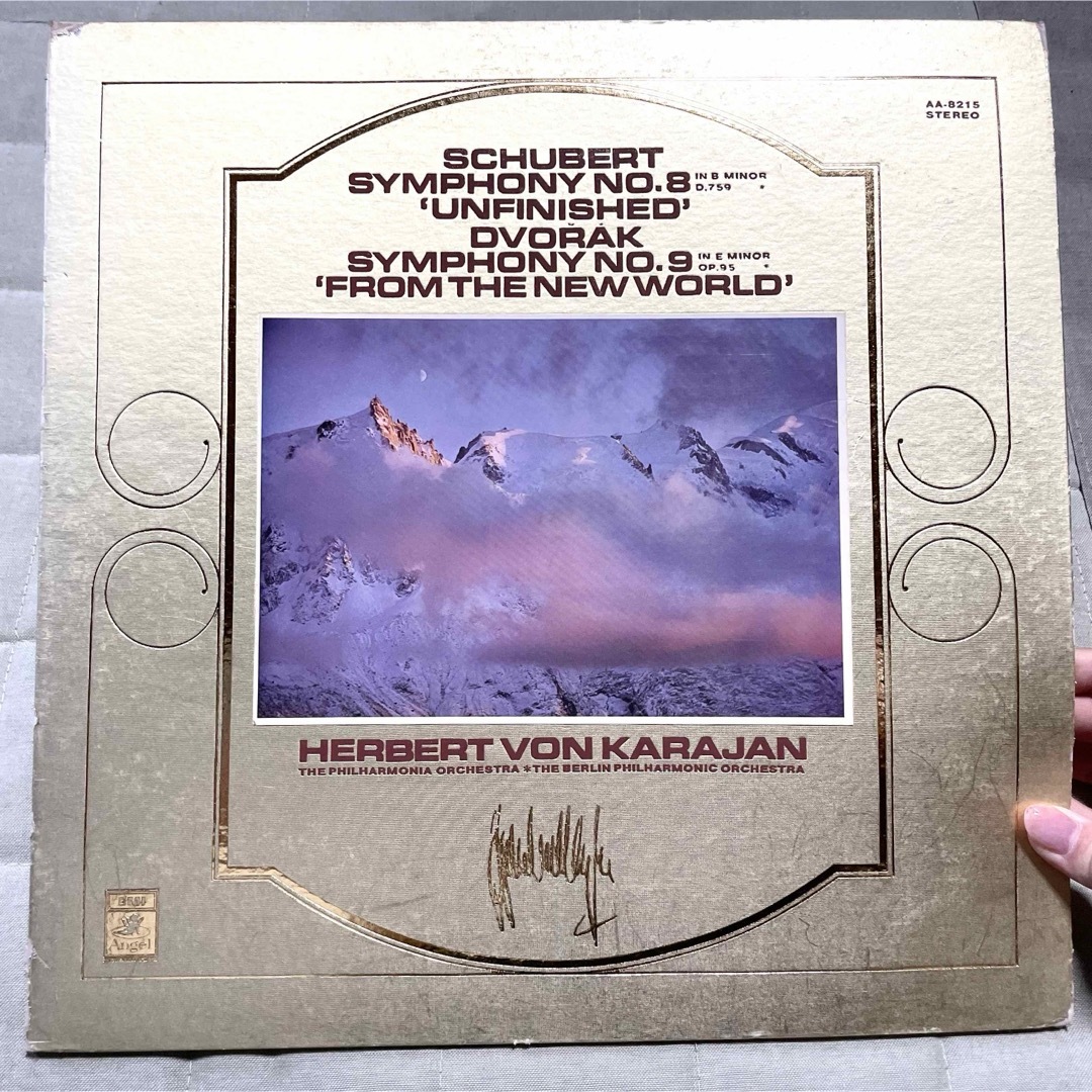 39UNFINISHED【クラシックレコード】エンジェル・ゴールデン・カップル シューベルト 貴重レトロ