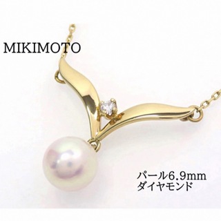 MIKIMOTO - ミキモト　パールダイヤネックレス