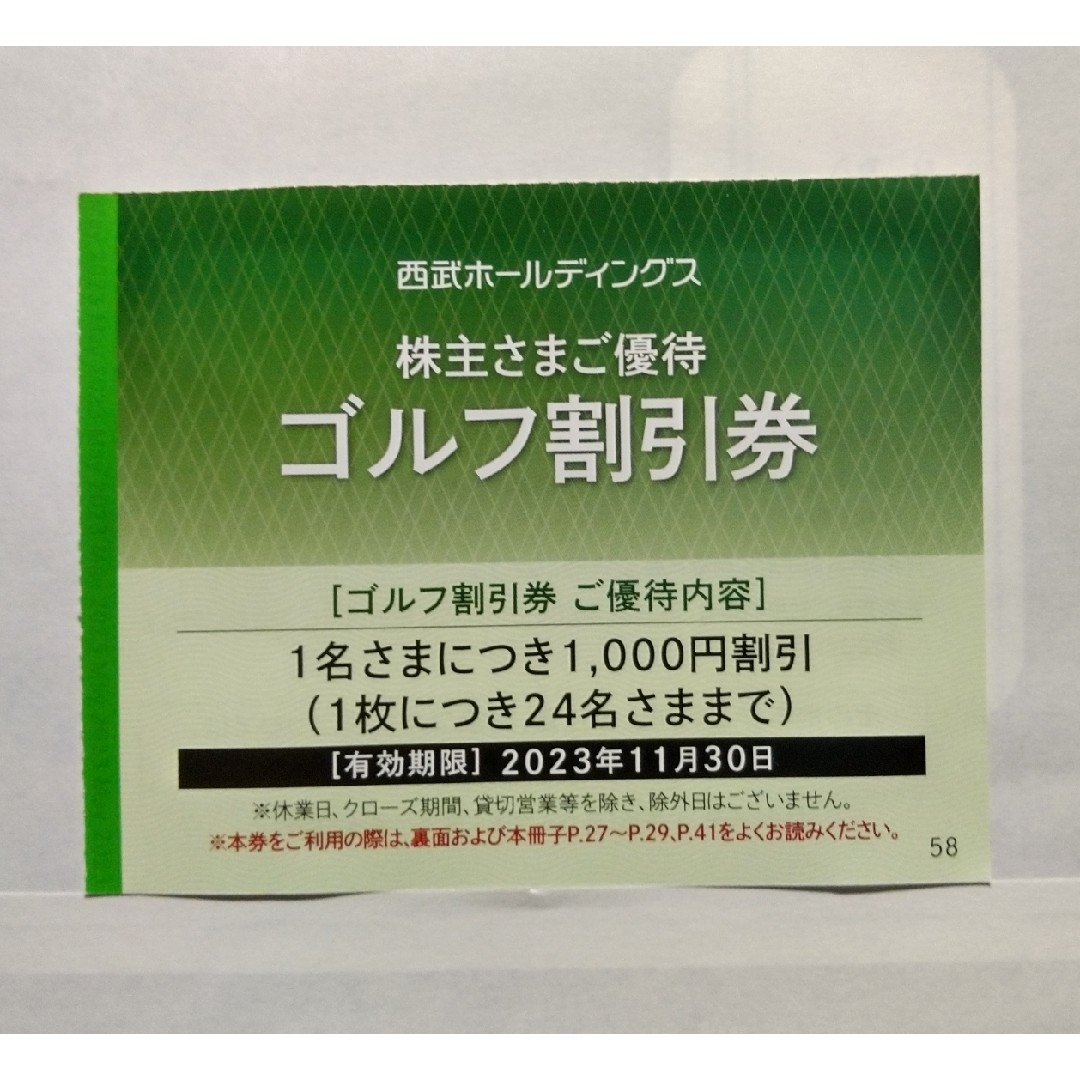 西武株主優待･共通割引券１０枚(オマケ有