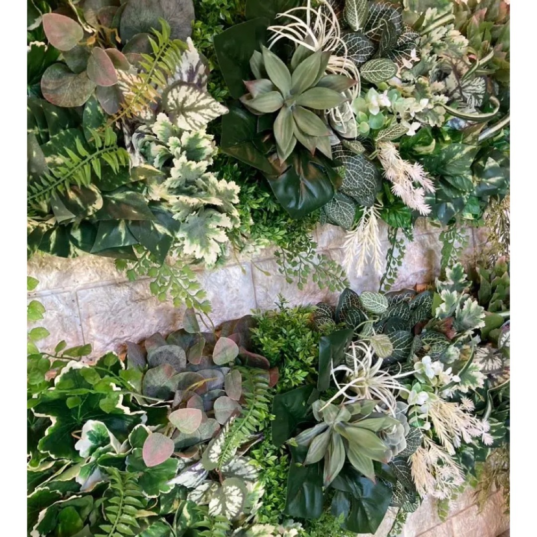 光触媒　人工観葉植物　ウォールグリーン　フェイクグリーン　壁掛ケミックスグリーン