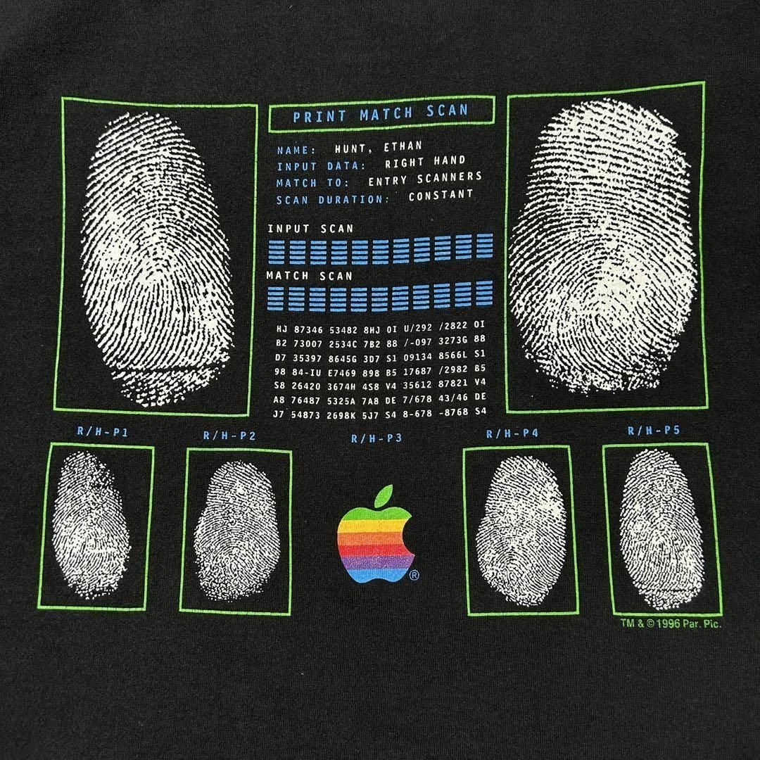 【希少】ミッション インポッシブル Apple プロモ Tシャツ 企業 指紋