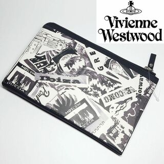 ヴィヴィアンウエストウッド(Vivienne Westwood)の【新品未使用】ヴィヴィアンウエストウッド マルチケース497 ブラック(セカンドバッグ/クラッチバッグ)