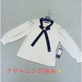 René - Rene ルネ 2023年製【美品】バイカラーリボンニット♡シフォン