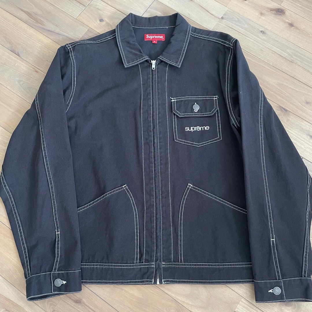 Supreme(シュプリーム)の【M】 SUPREME CONTRAST STITCH WORK JACKET メンズのジャケット/アウター(Gジャン/デニムジャケット)の商品写真