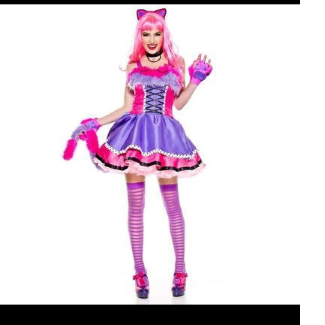 チェシャ猫 ハロウィン 仮装 衣装 ドレス コスプレ Tika キャバクラの
