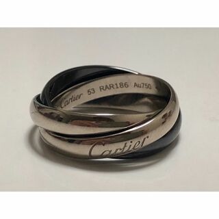 カルティエ(Cartier)のカルティエ　トリニティ リング、クラシックセラミック　13号(リング(指輪))