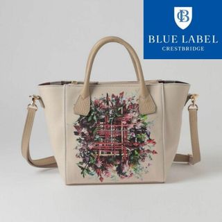 ブルーレーベルクレストブリッジ(BLUE LABEL CRESTBRIDGE)の【新品タグ付き】ブルーレーベルクレストブリッジ フラワートートショルダーバッグ(ショルダーバッグ)