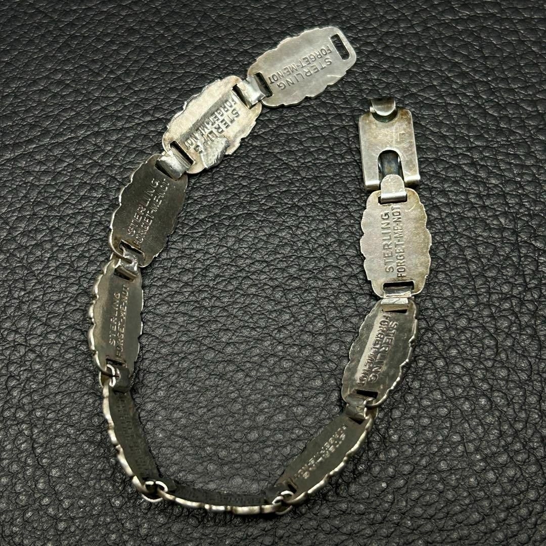 40s forget me not ブレスレット 勿忘草 US ARMY 40s forget me not ブレスレット 勿忘草 US ARMY