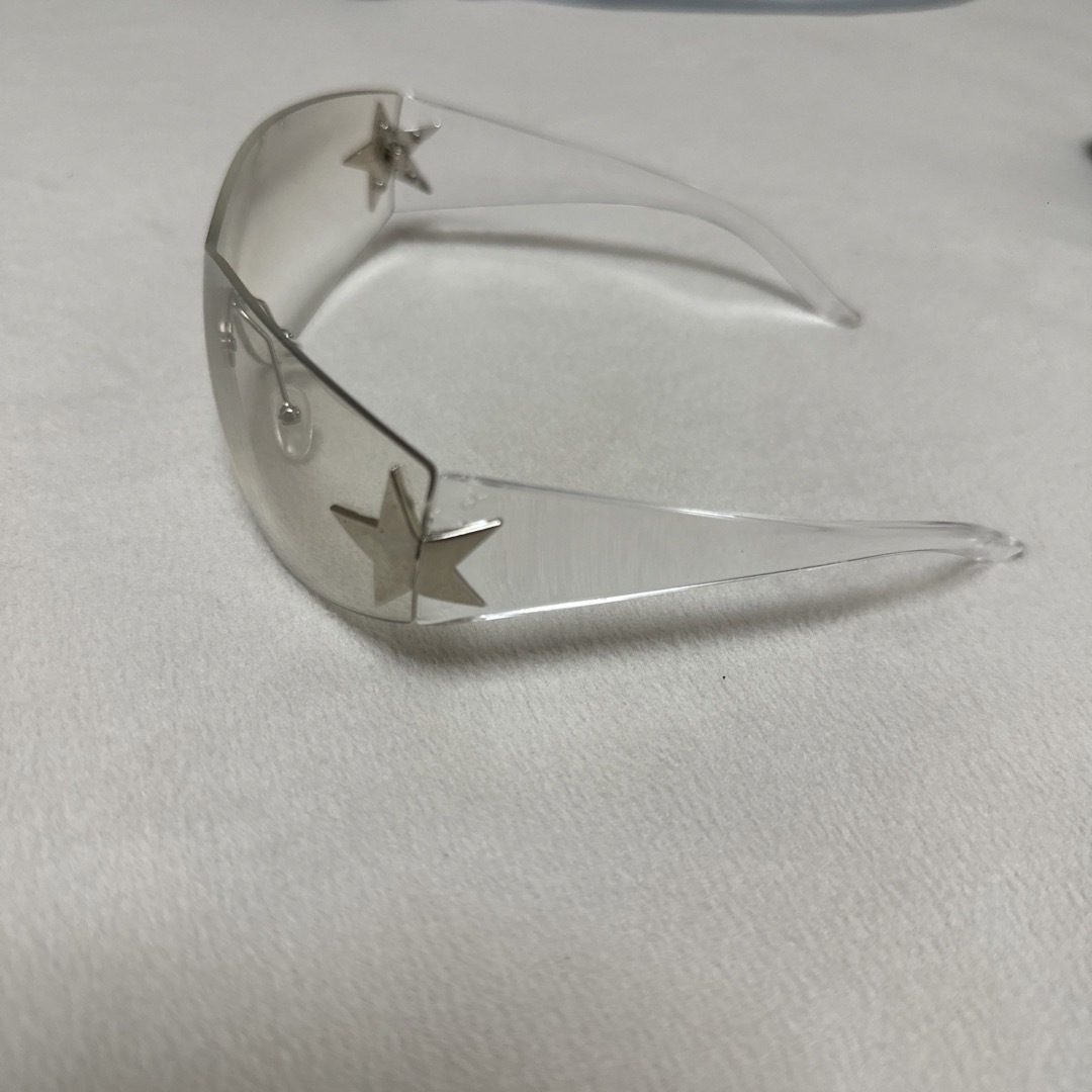 ZARA(ザラ)のサングラス　透明　y2k shein メンズのファッション小物(サングラス/メガネ)の商品写真