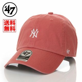 フォーティセブン(47 Brand)の新品 47BRAND NY ニューヨーク ヤンキース キャップ ピンク 帽子(キャップ)