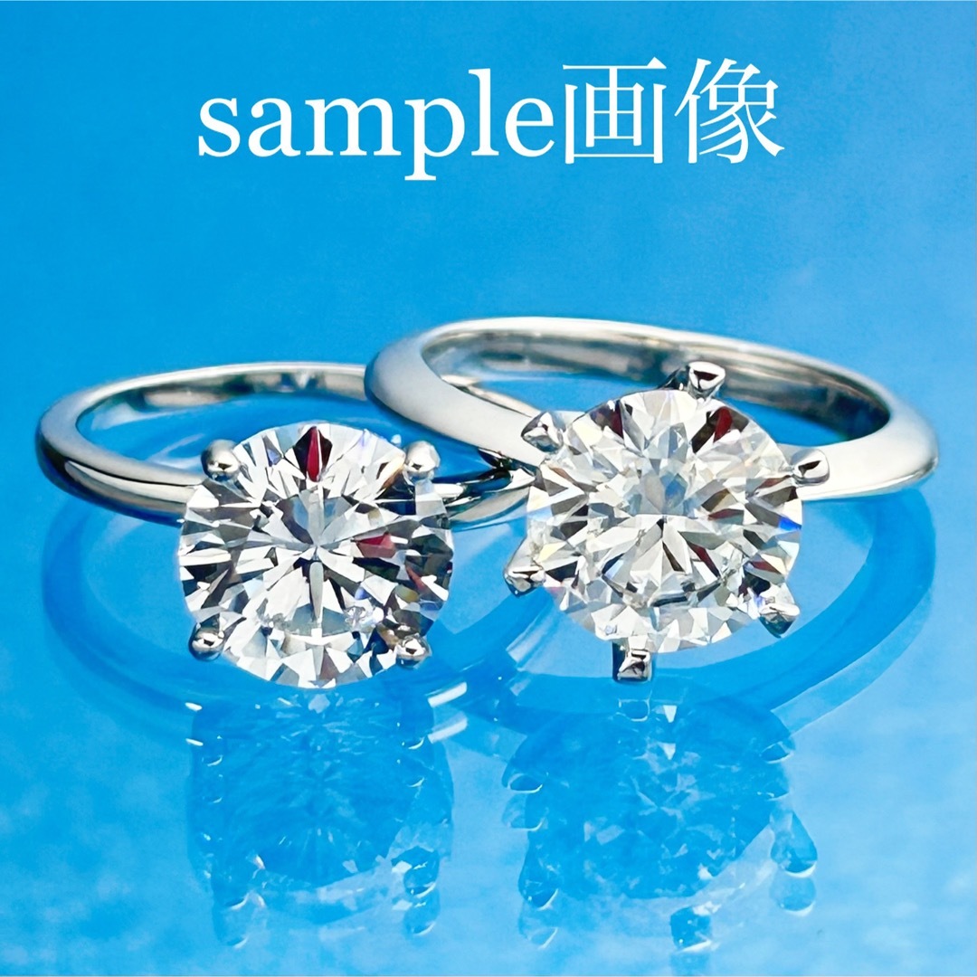 《SR19／11.5号》シルバー925 ジルコニアczダイヤ 3ct 3カラット レディースのアクセサリー(リング(指輪))の商品写真