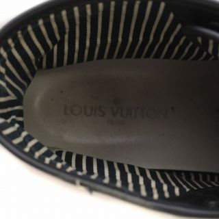 LOUIS VUITTON ハイカットスニーカー ロゴ 26 黒 GO 0130