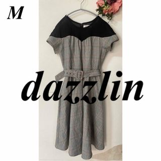 ダズリン(dazzlin)のdazzlin チェックレイヤードワンピース (ひざ丈ワンピース)