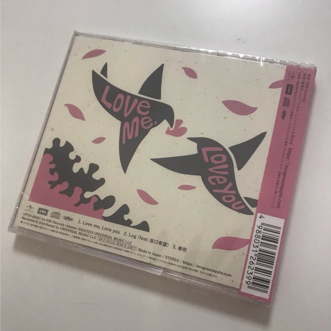 Mrs. GREEN APPLE Love me,Love you 新品未開封 エンタメ/ホビーのCD(ポップス/ロック(邦楽))の商品写真