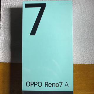 オッポ(OPPO)のOPPO Reno7 A 128GB スターリーブラック 楽天版 CPH2353(スマートフォン本体)
